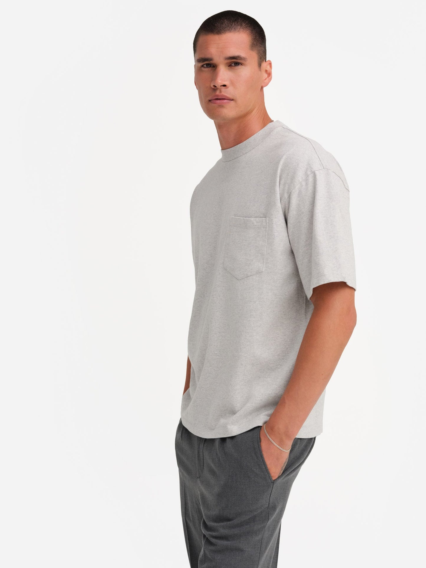 Men's Organic Heavyweight Cotton Relaxed Tee 100% cotton