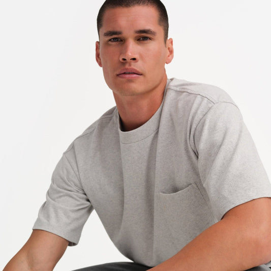 Men's Organic Heavyweight Cotton Relaxed Tee 100% cotton