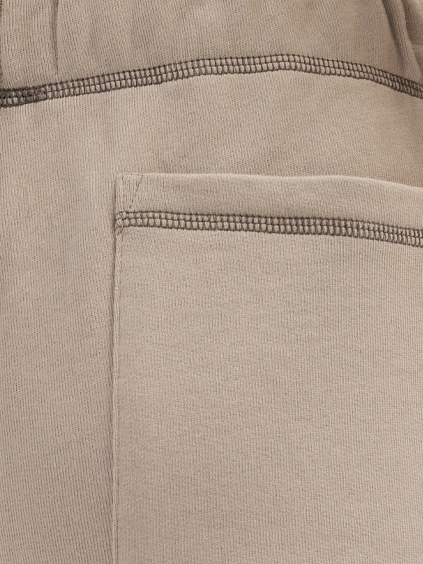 Organic Fleece Contrast Straight Leg Sweatpant